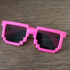 Minecraft kids pink pixel sunglasses